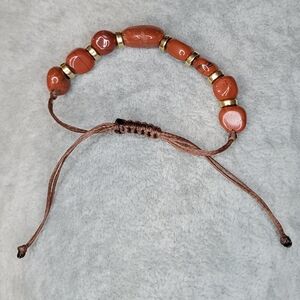 Charming Carnelian Adjustable Bracelet